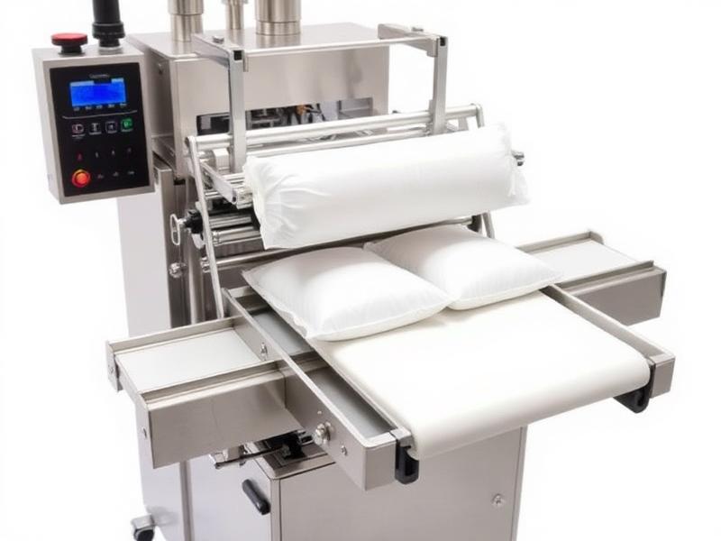 Automatic Flow Wrap Pillow Pack Machine manufactured by Space Packaging Solution, Faridabad