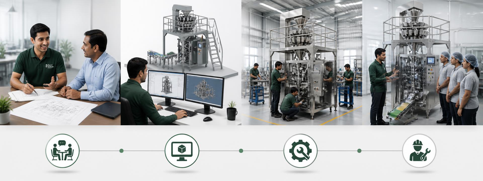 Space Packaging Solution process: consult, design, build and install