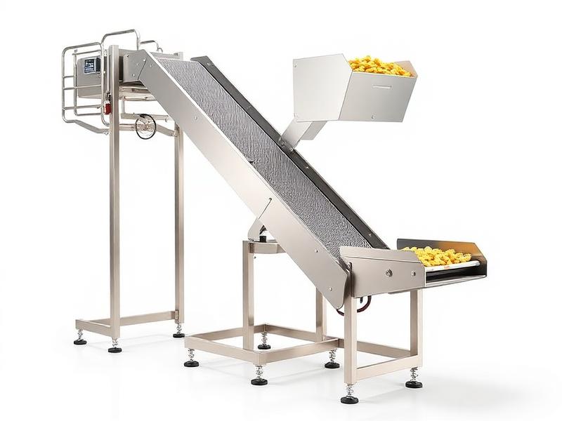 Z Elevator Conveyor Machine manufactured by Space Packaging Solution, Faridabad