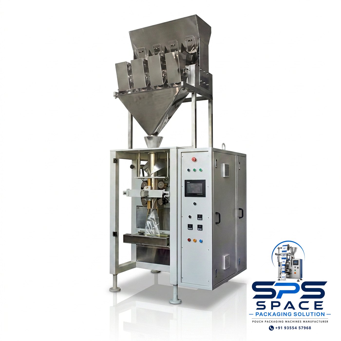 Linear Weigher Packing Machine manufactured by Space Packaging Solutions, Faridabad